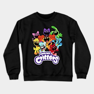 Catnap friends catnap smiling critters poppy playtime catnap Crewneck Sweatshirt